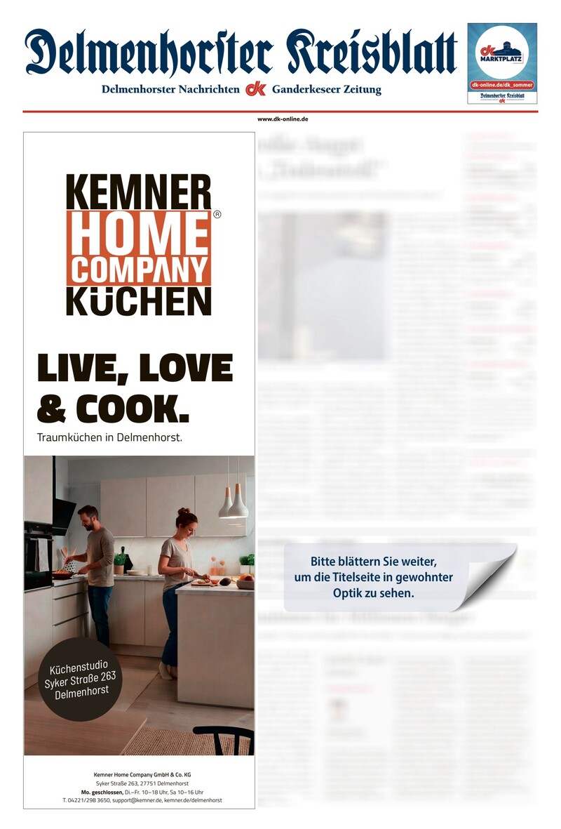 Delmenhorster Kreisblatt - 11.07.2026