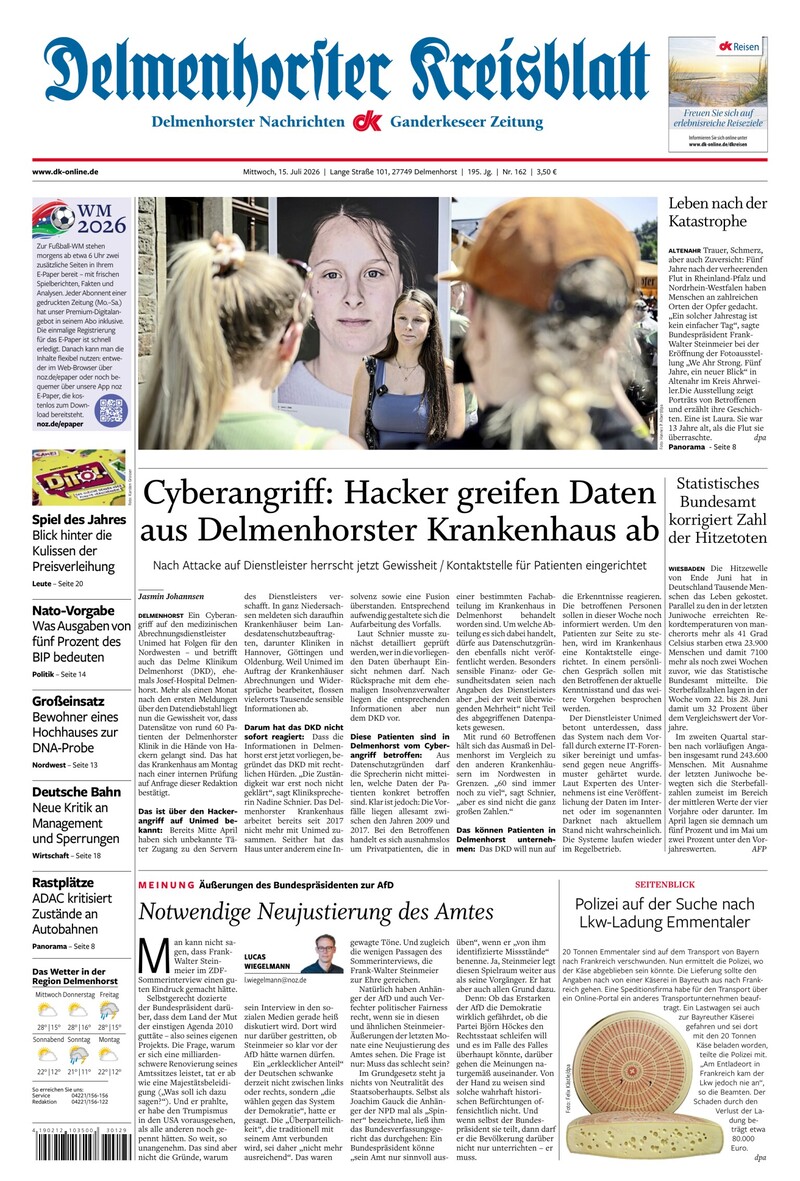 Delmenhorster Kreisblatt - 15.07.2026