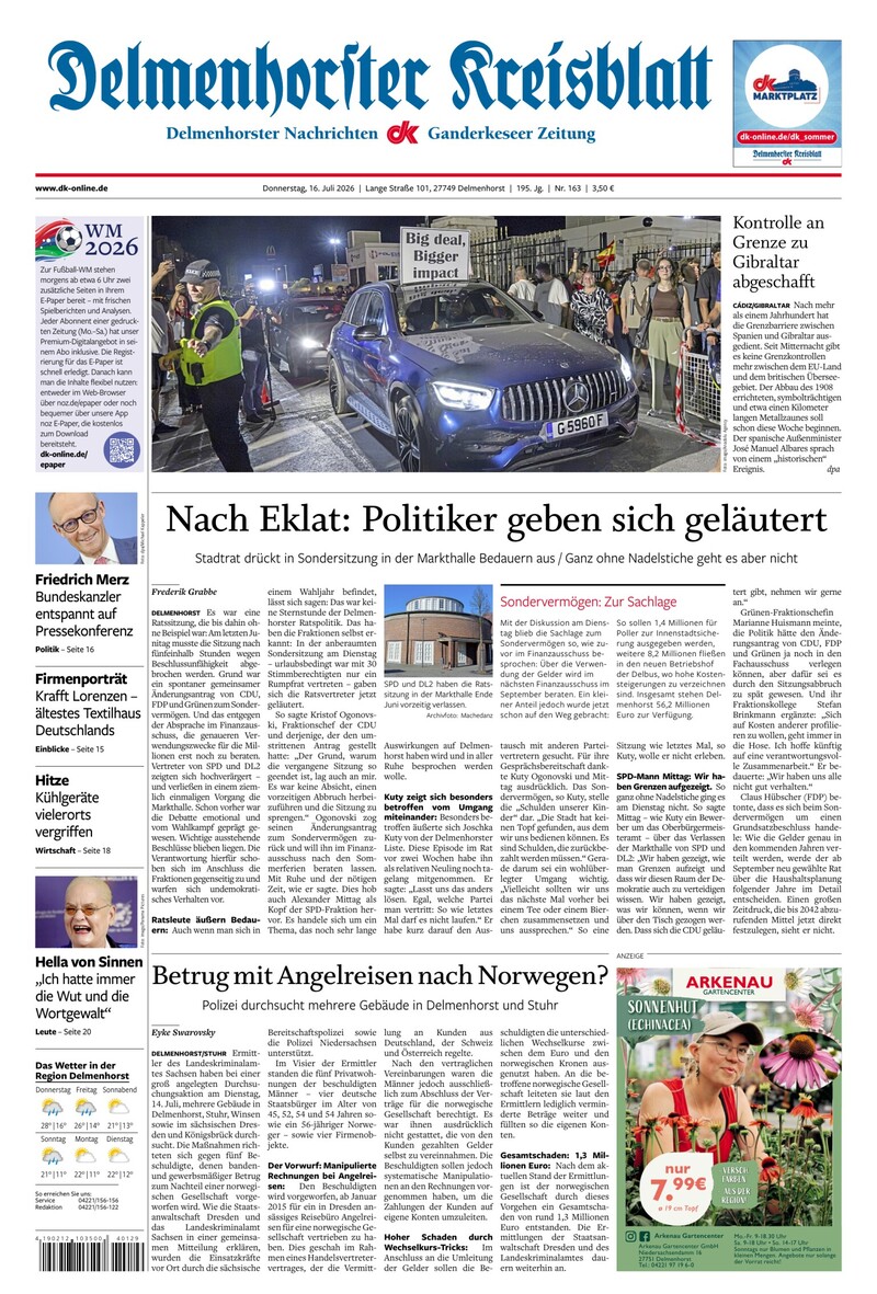 Delmenhorster Kreisblatt - 16.07.2026