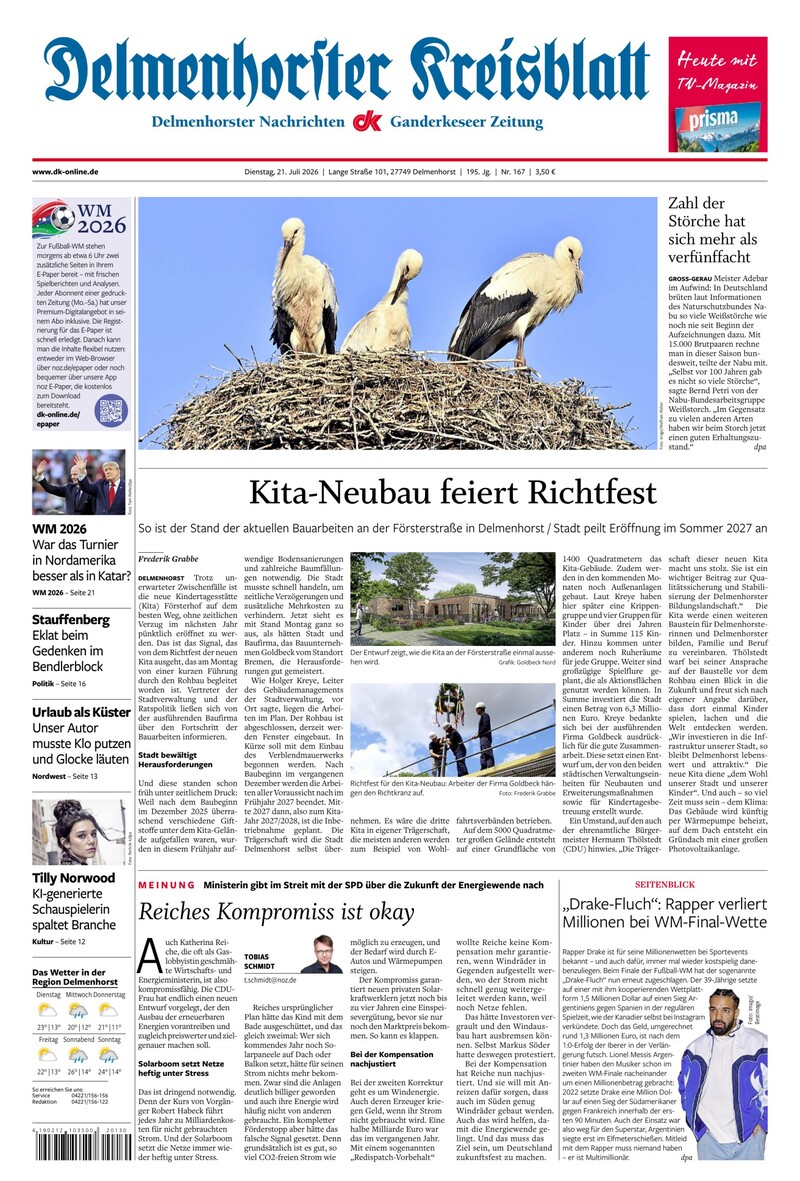 Delmenhorster Kreisblatt - 21.07.2026