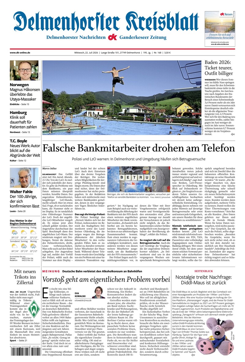 Delmenhorster Kreisblatt - 22.07.2026