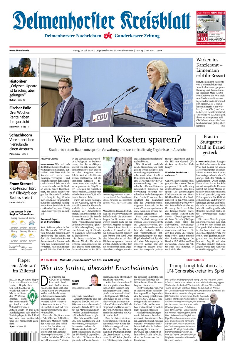 Delmenhorster Kreisblatt - 24.07.2026