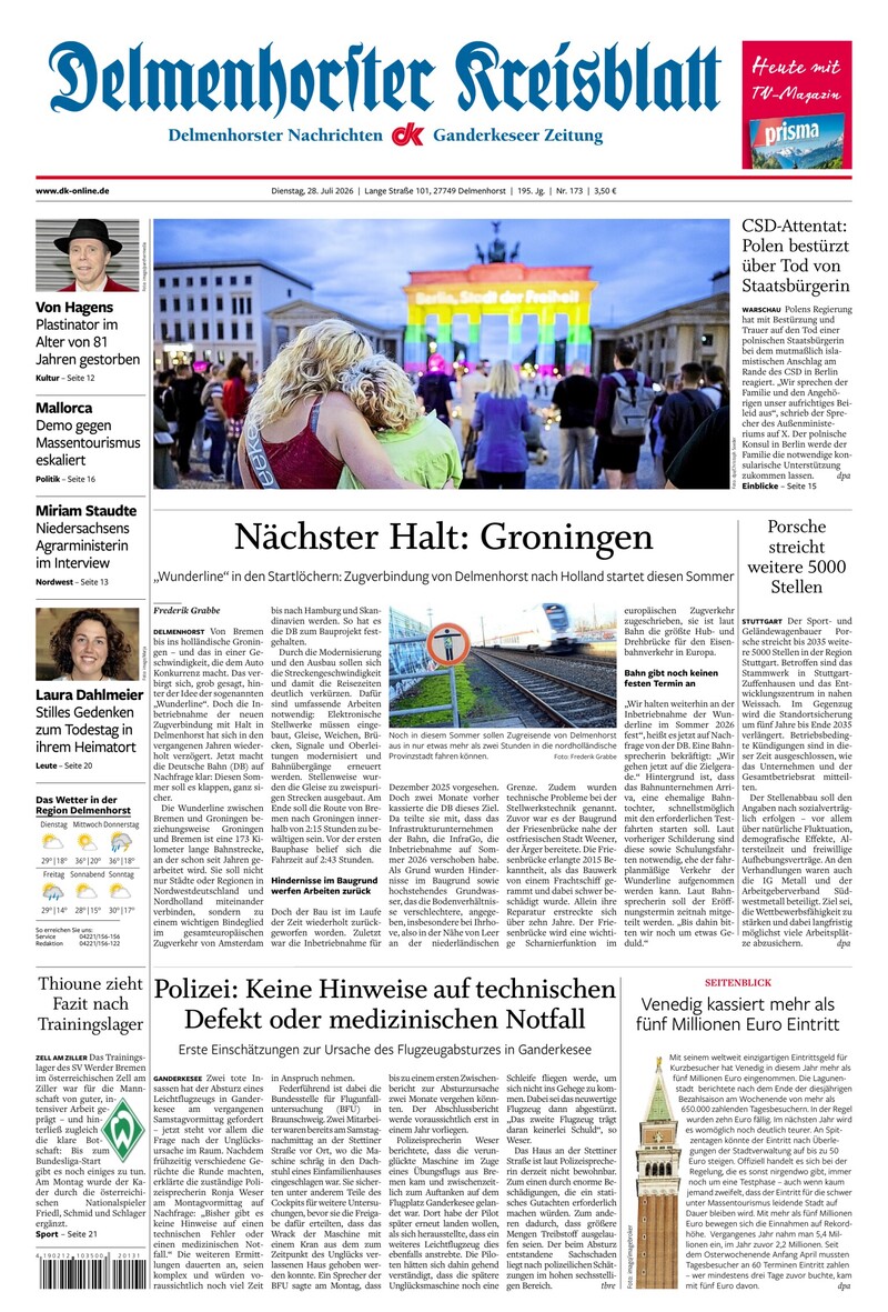 Delmenhorster Kreisblatt - 28.07.2026