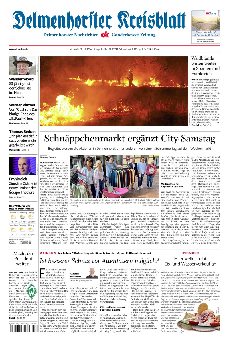 Delmenhorster Kreisblatt - 29.07.2026