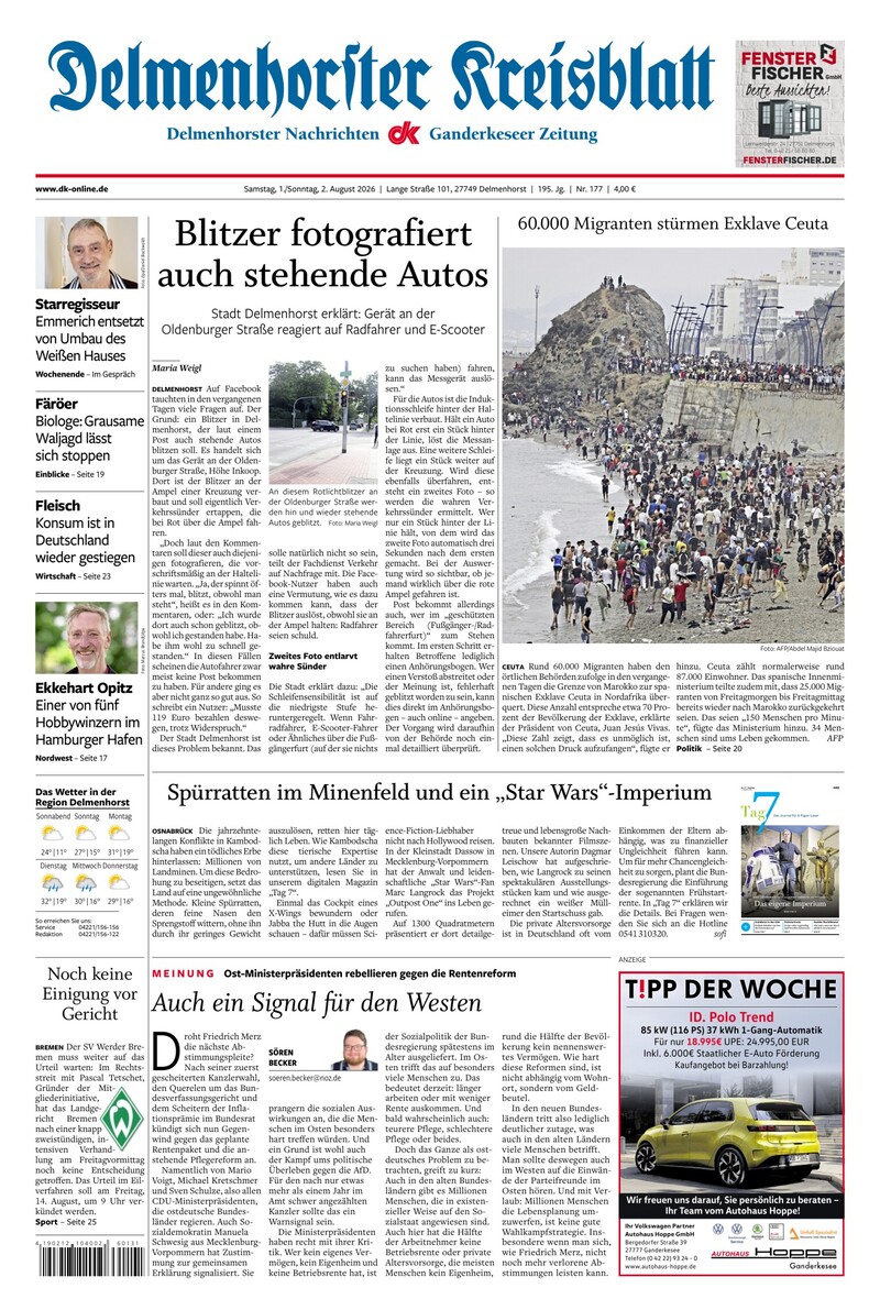 Delmenhorster Kreisblatt - 01.08.2026