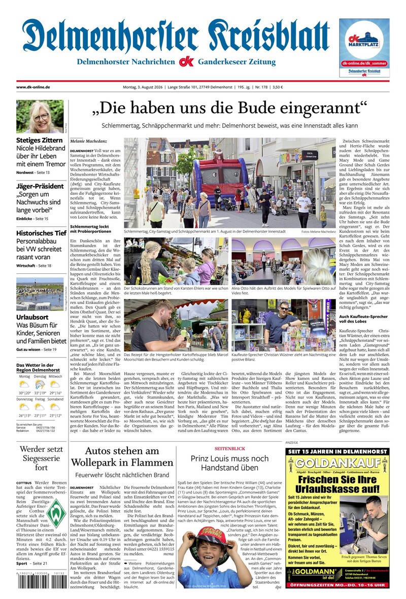 Delmenhorster Kreisblatt - 03.08.2026