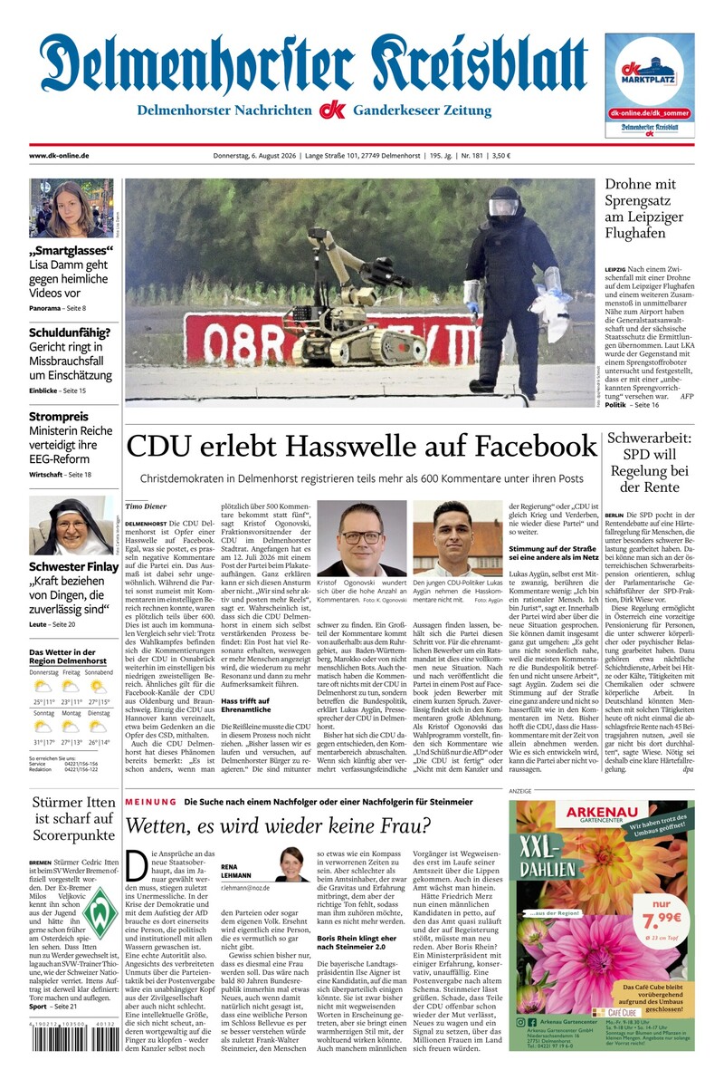 Delmenhorster Kreisblatt - 06.08.2026