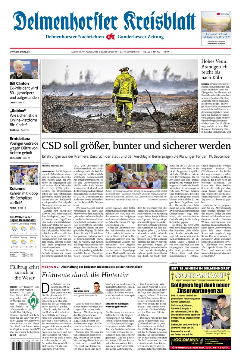 Delmenhorster Kreisblatt - 19.08.2026