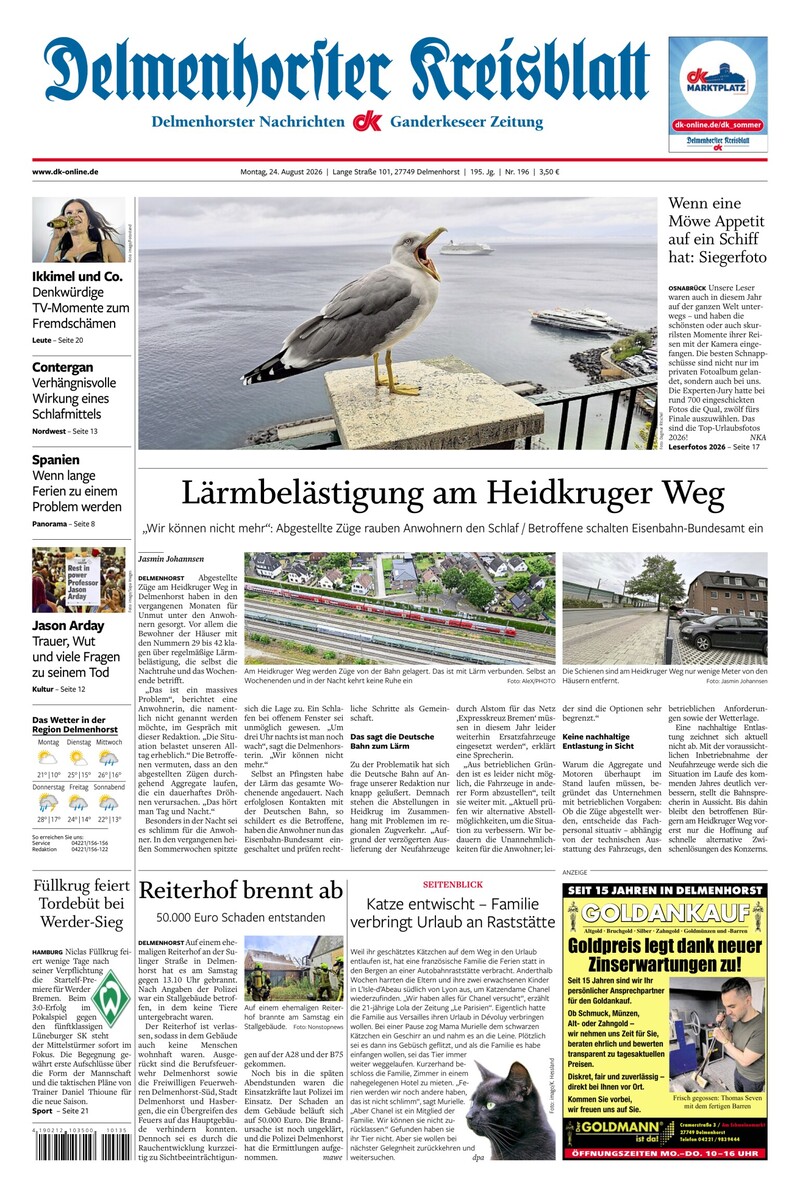 Delmenhorster Kreisblatt - 24.08.2026