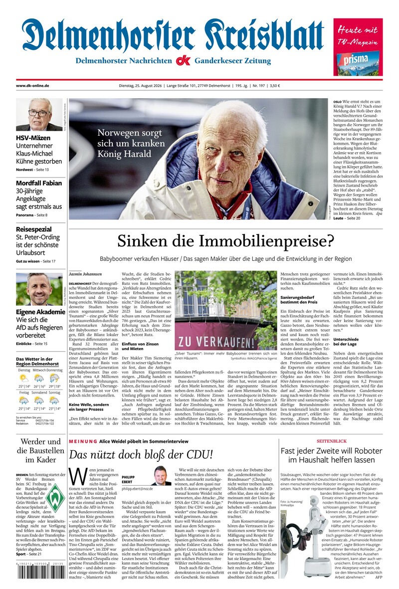 Delmenhorster Kreisblatt - 25.08.2026
