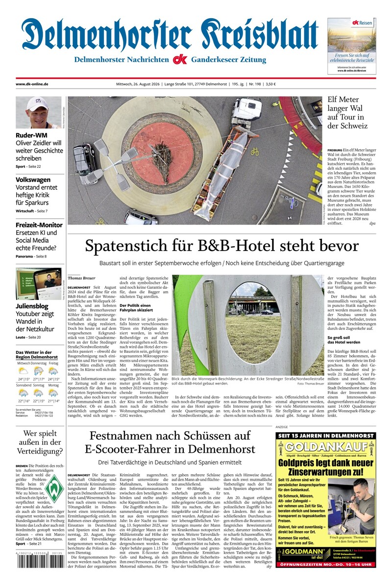 Delmenhorster Kreisblatt - 26.08.2026