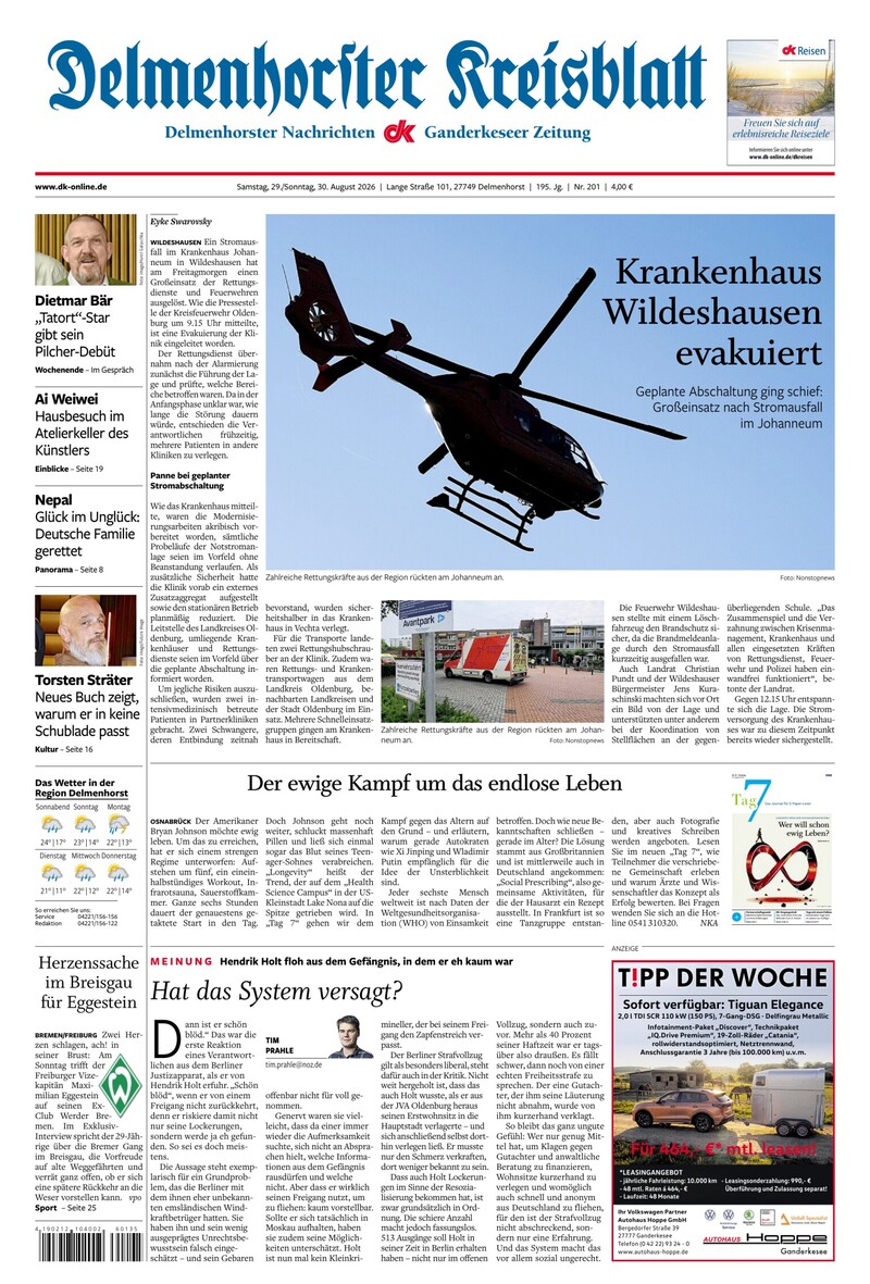 Delmenhorster Kreisblatt - 29.08.2026