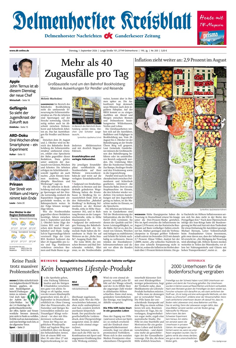 Delmenhorster Kreisblatt - 01.09.2026