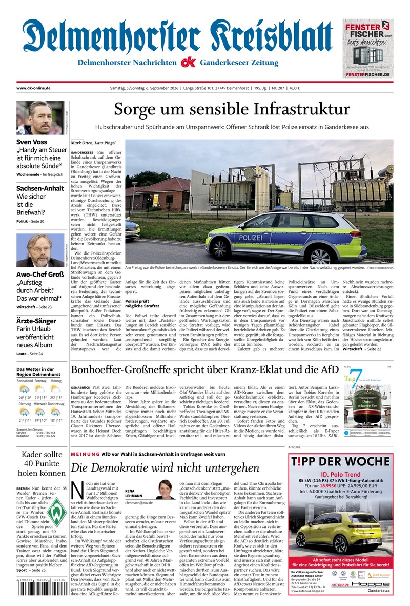 Delmenhorster Kreisblatt - 05.09.2026