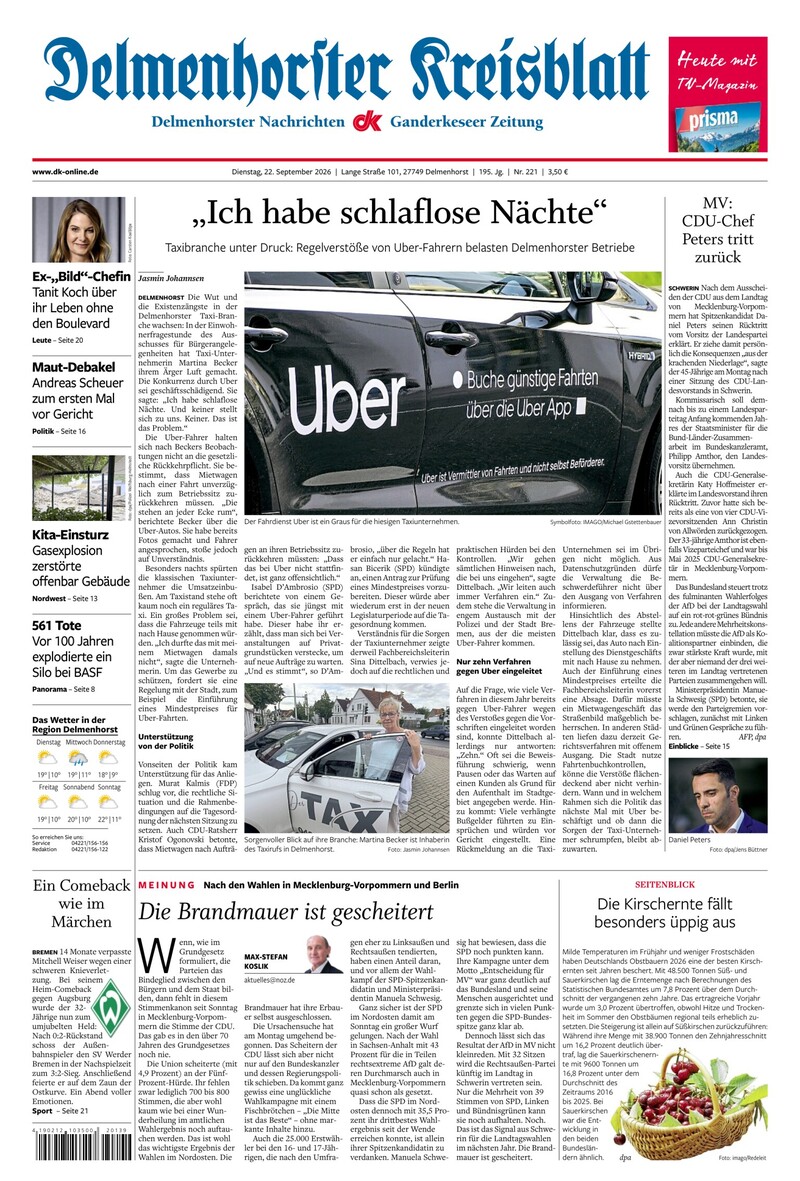 Delmenhorster Kreisblatt - 22.09.2026
