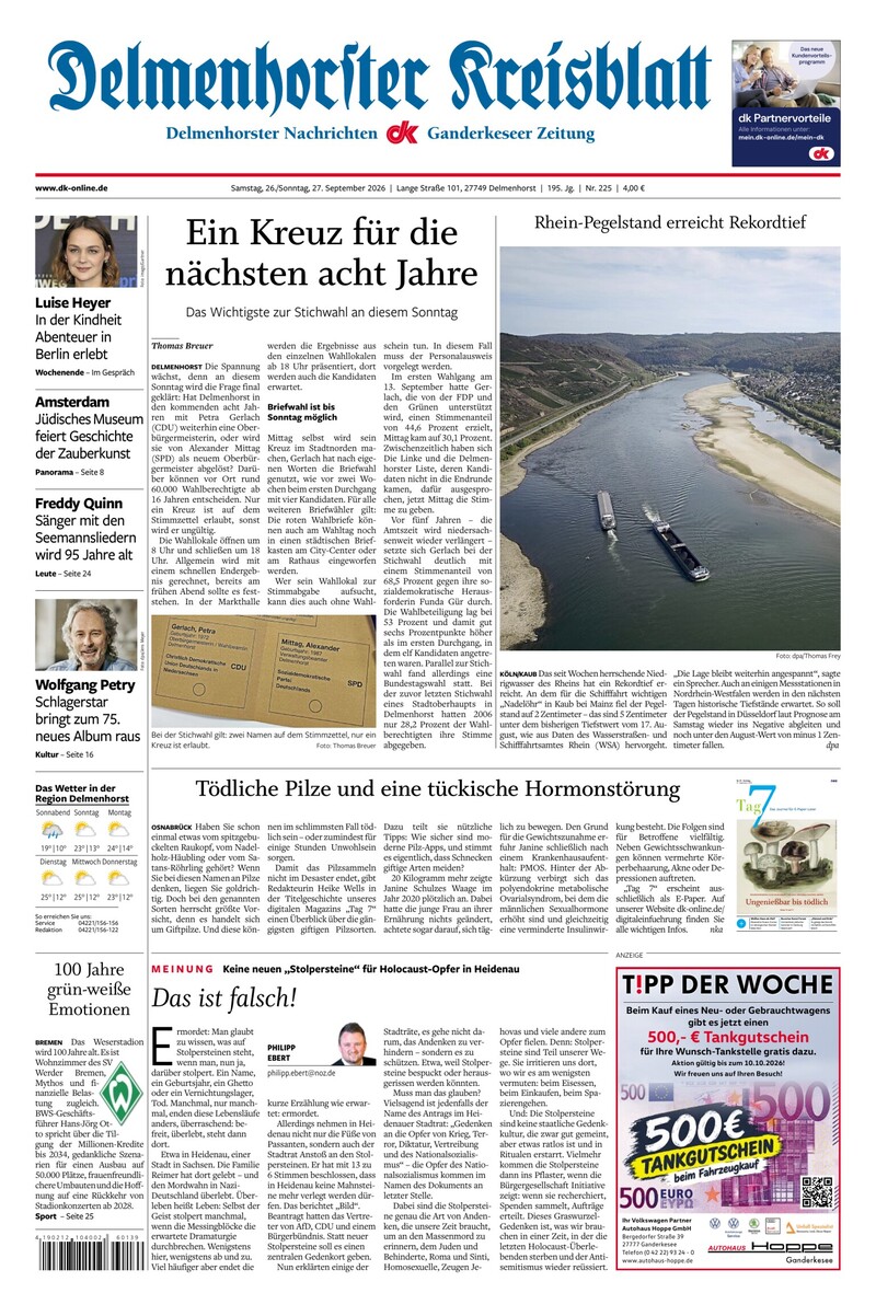Delmenhorster Kreisblatt - 26.09.2026