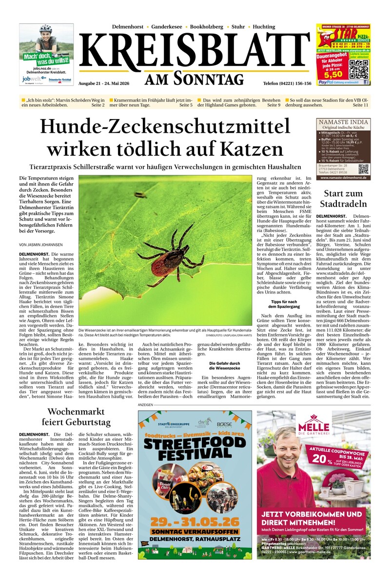 Kreisblatt am Sonntag Cover
