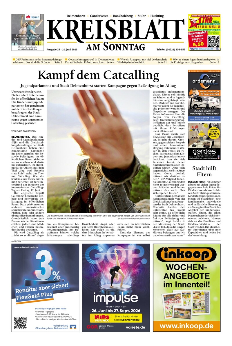 Kreisblatt am Sonntag Cover