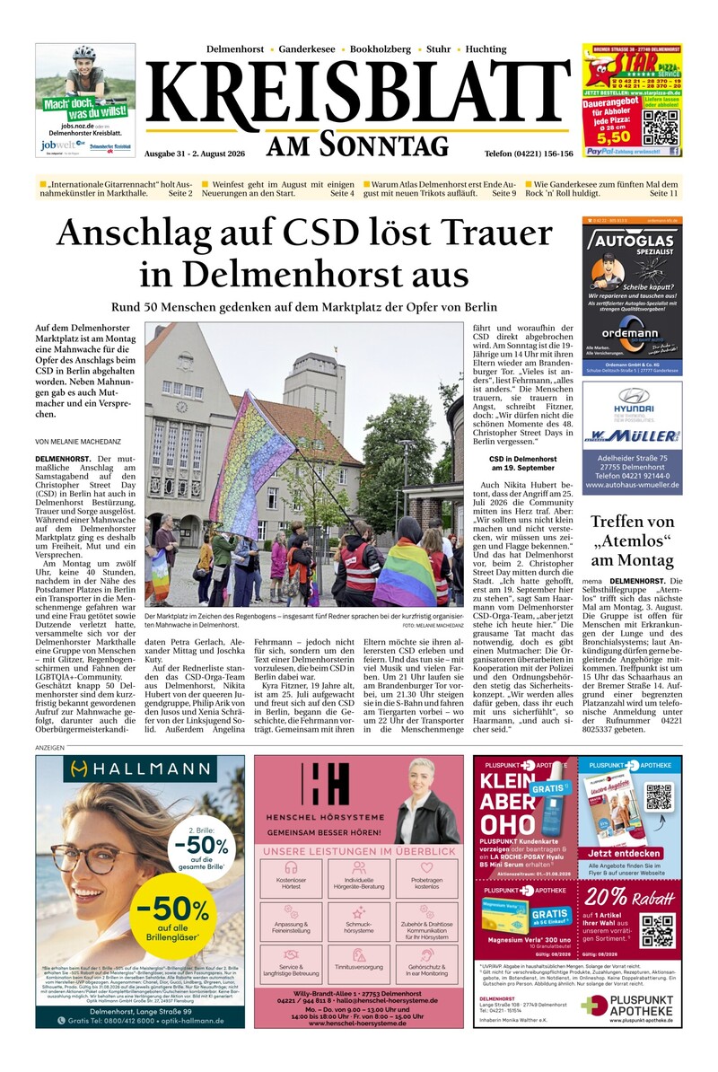 Kreisblatt am Sonntag Cover
