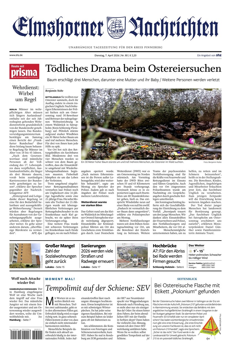 Elmshorner Nachrichten - 07.04.2026