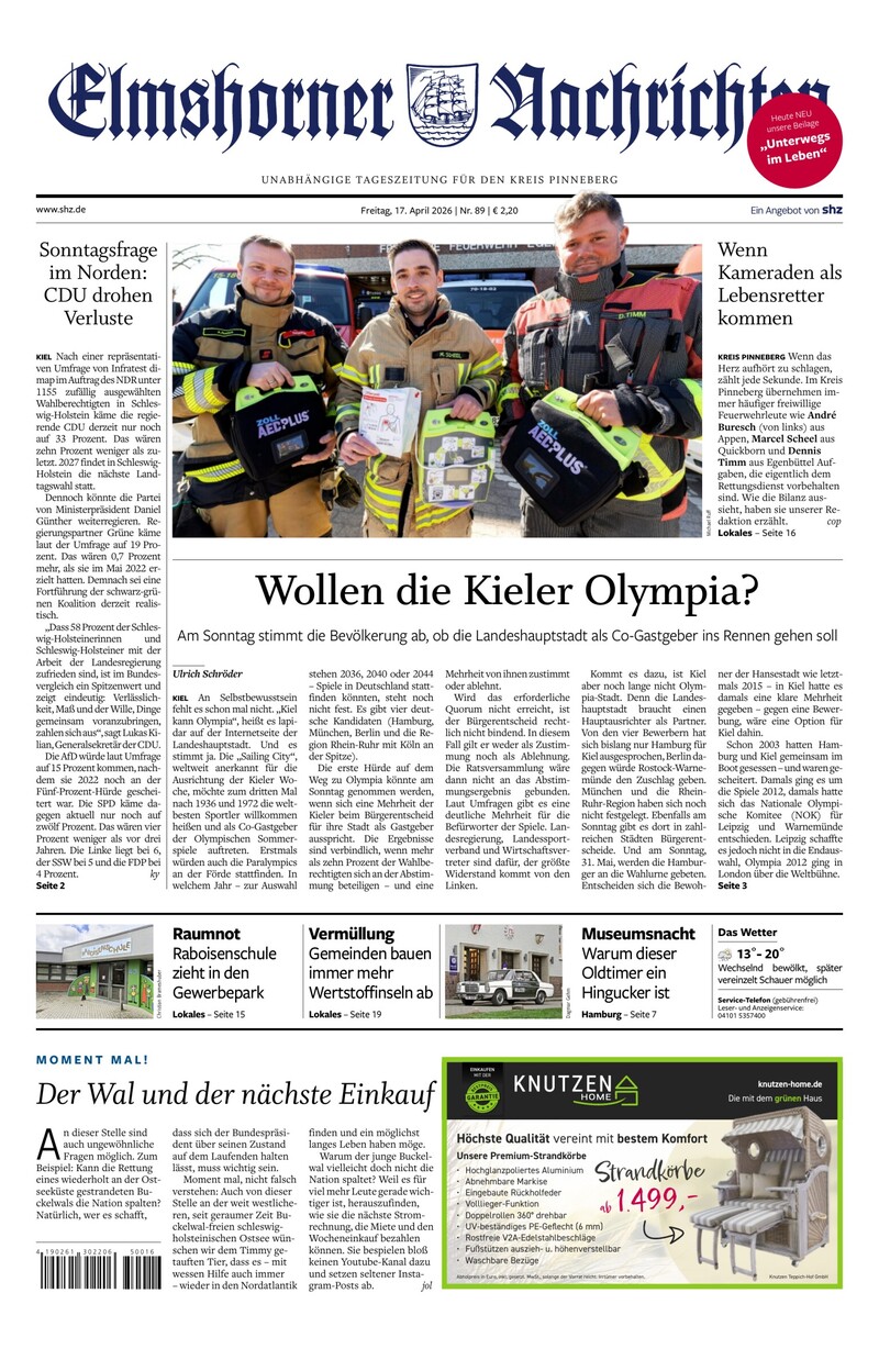 Elmshorner Nachrichten - 17.04.2026