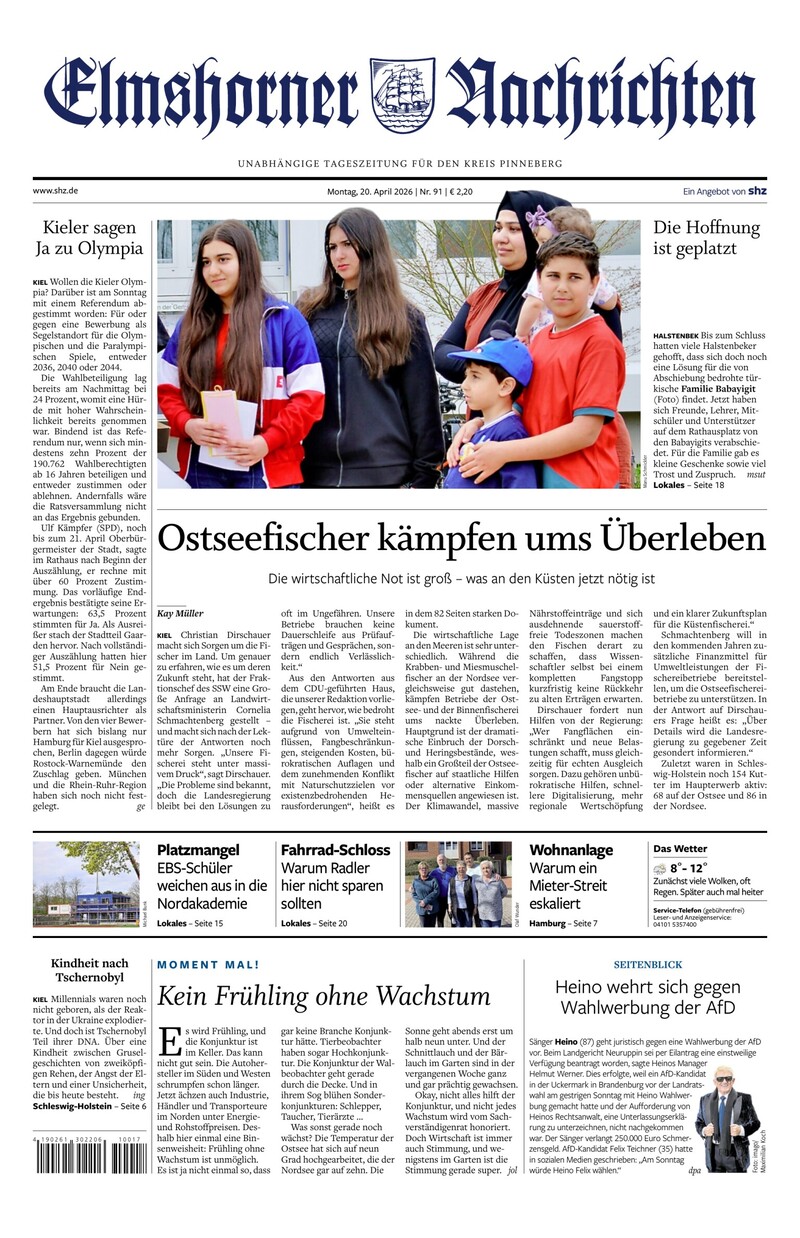 Elmshorner Nachrichten - 20.04.2026