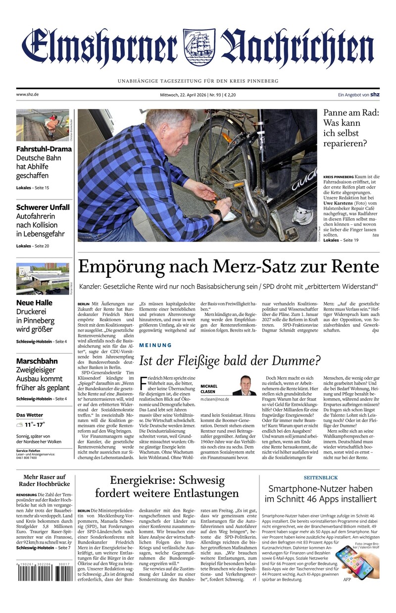 Elmshorner Nachrichten - 22.04.2026