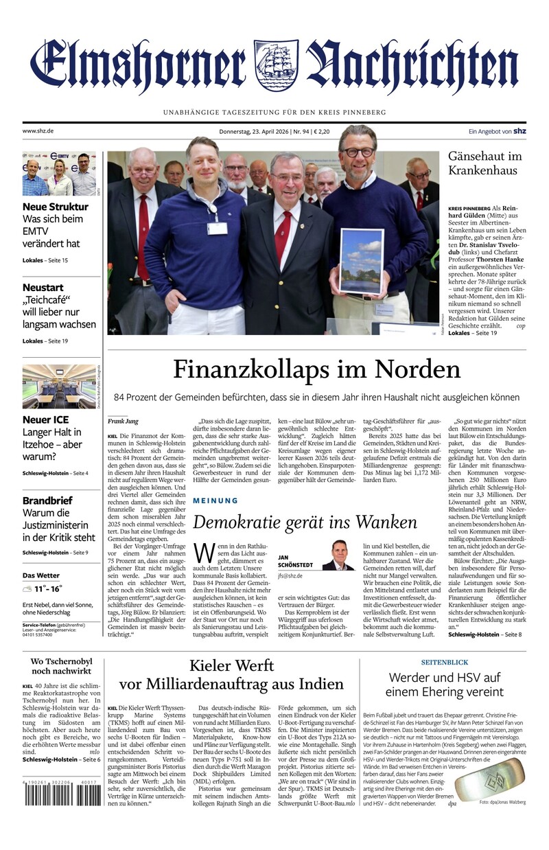 Elmshorner Nachrichten - 23.04.2026
