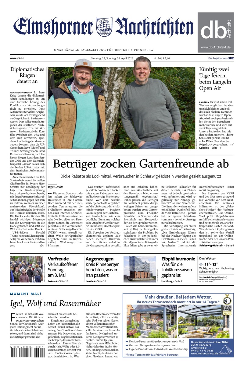 Elmshorner Nachrichten - 25.04.2026
