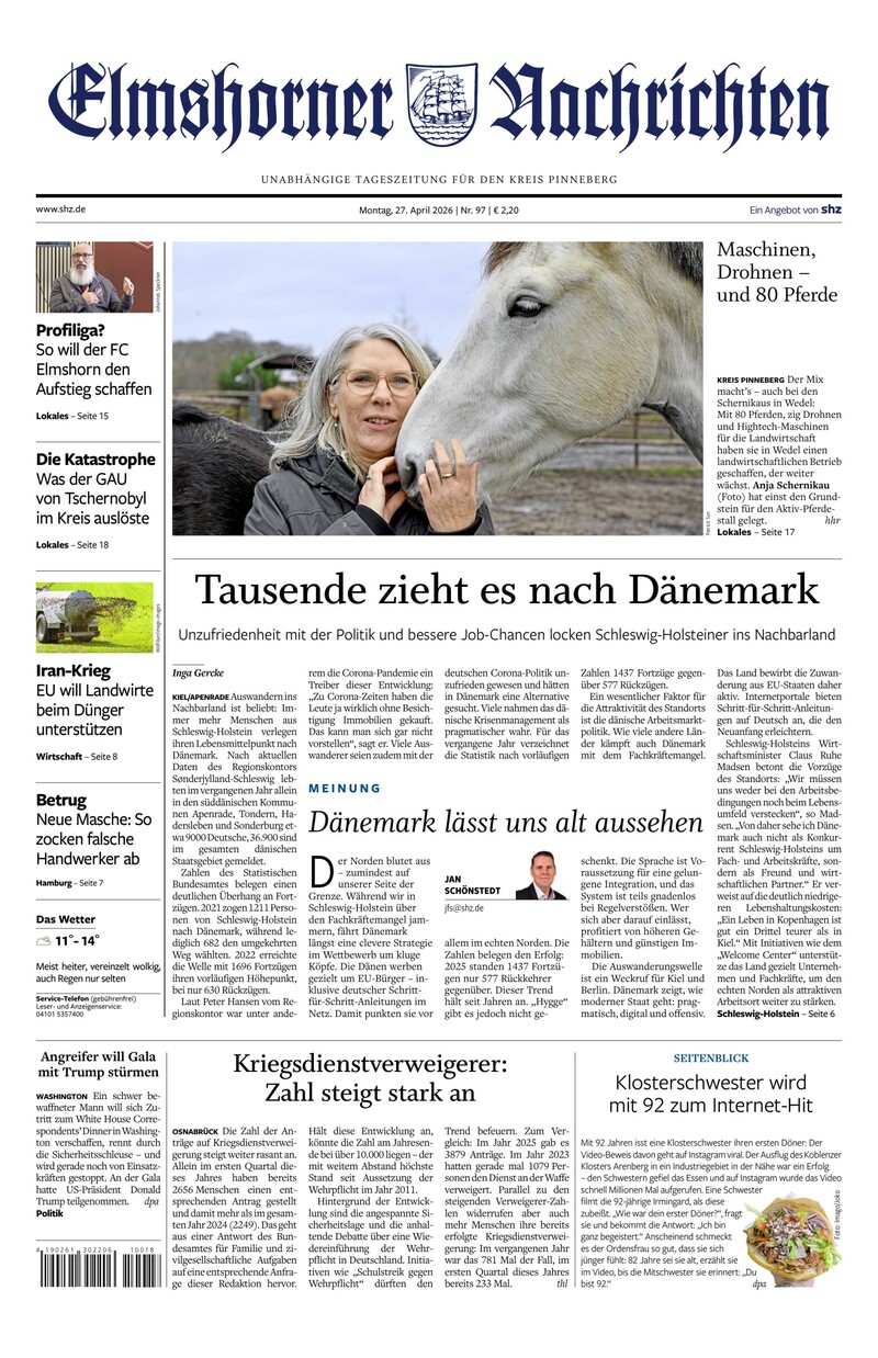 Elmshorner Nachrichten - 27.04.2026