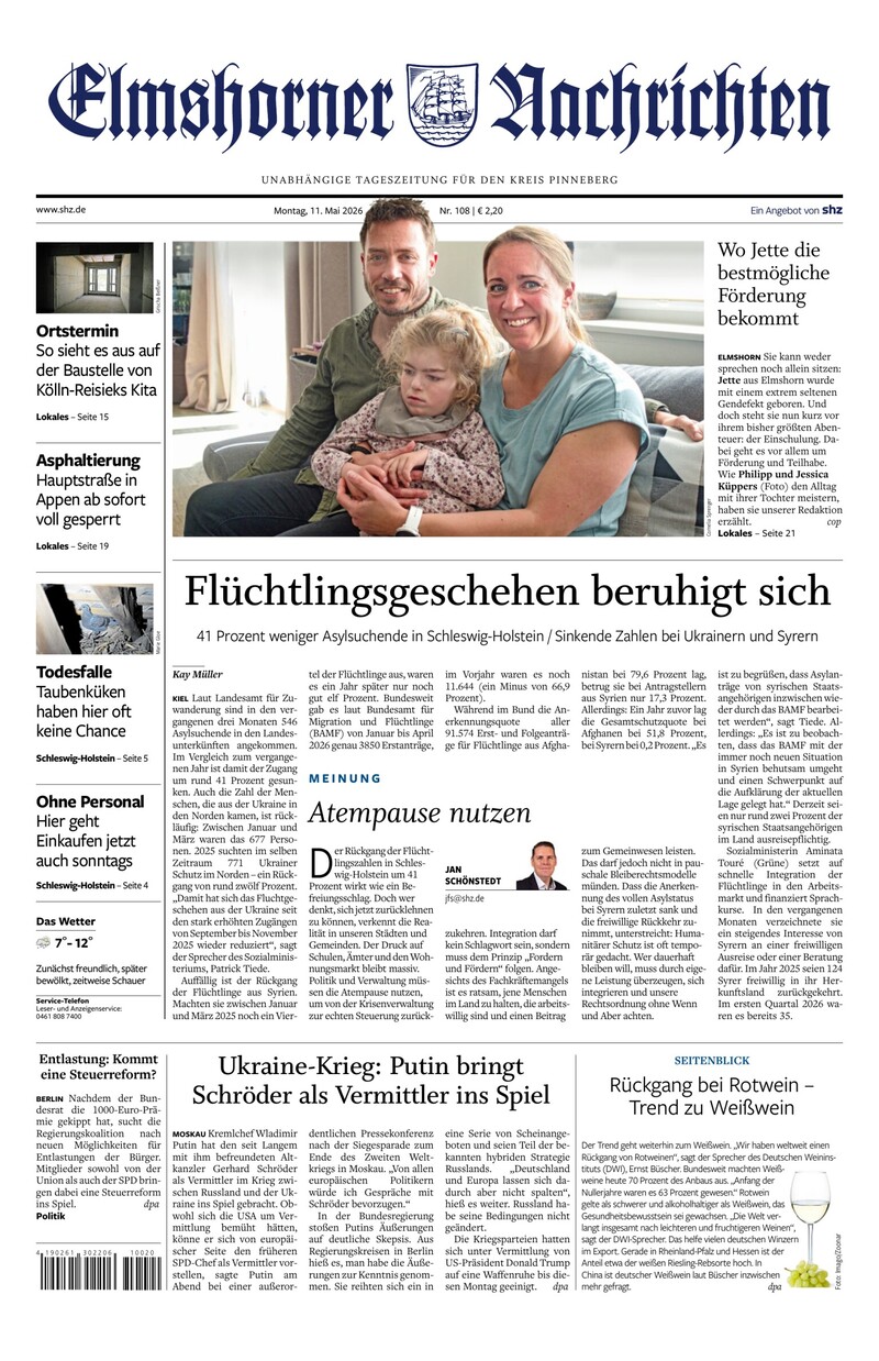 Elmshorner Nachrichten - 11.05.2026