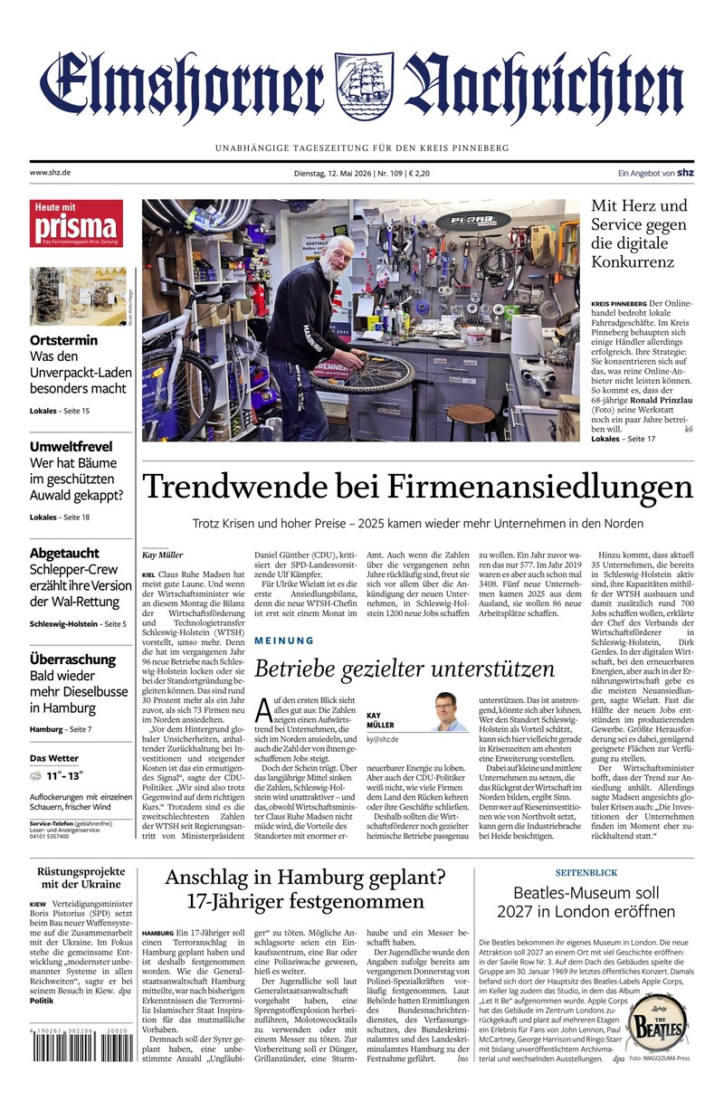 Elmshorner Nachrichten - 12.05.2026