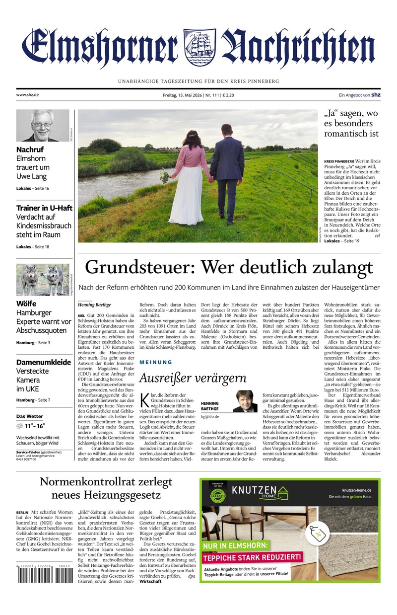 Elmshorner Nachrichten - 15.05.2026