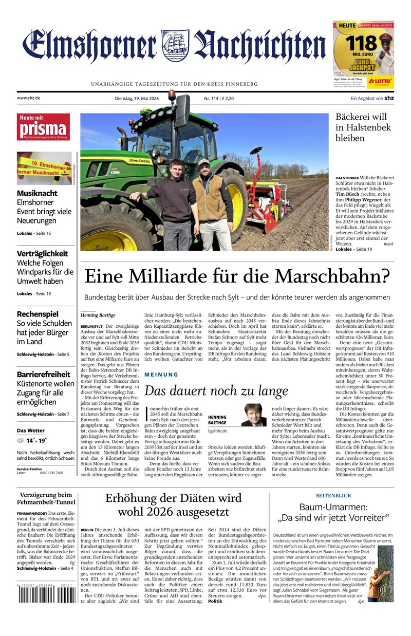 Elmshorner Nachrichten - 19.05.2026