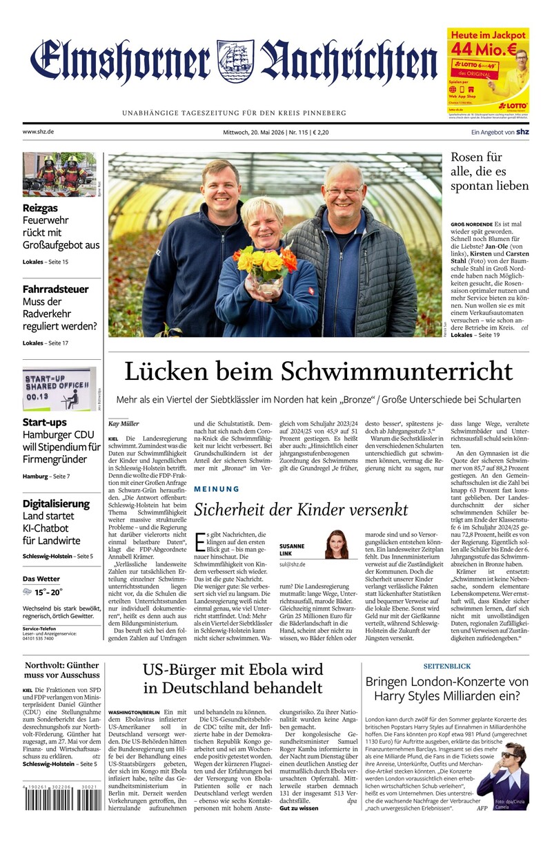 Elmshorner Nachrichten - 20.05.2026