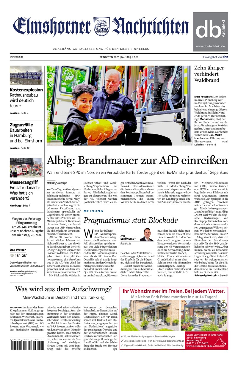 Elmshorner Nachrichten - 23.05.2026