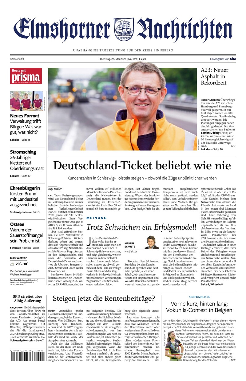 Elmshorner Nachrichten - 26.05.2026