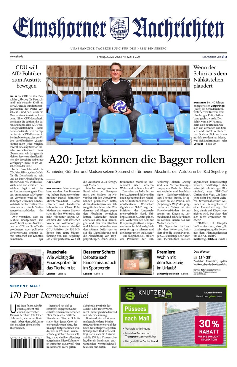 Elmshorner Nachrichten - 29.05.2026