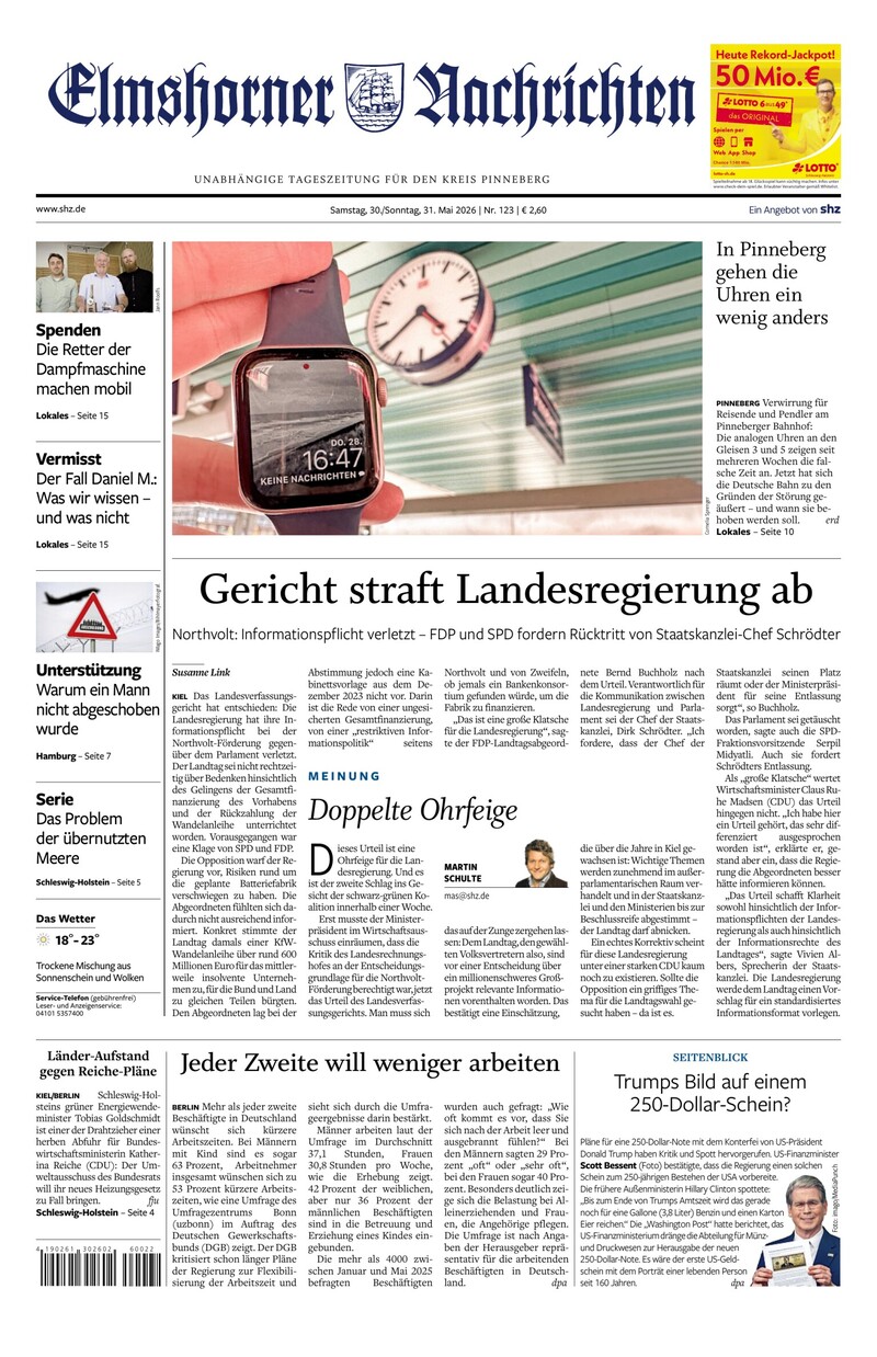 Elmshorner Nachrichten - 30.05.2026