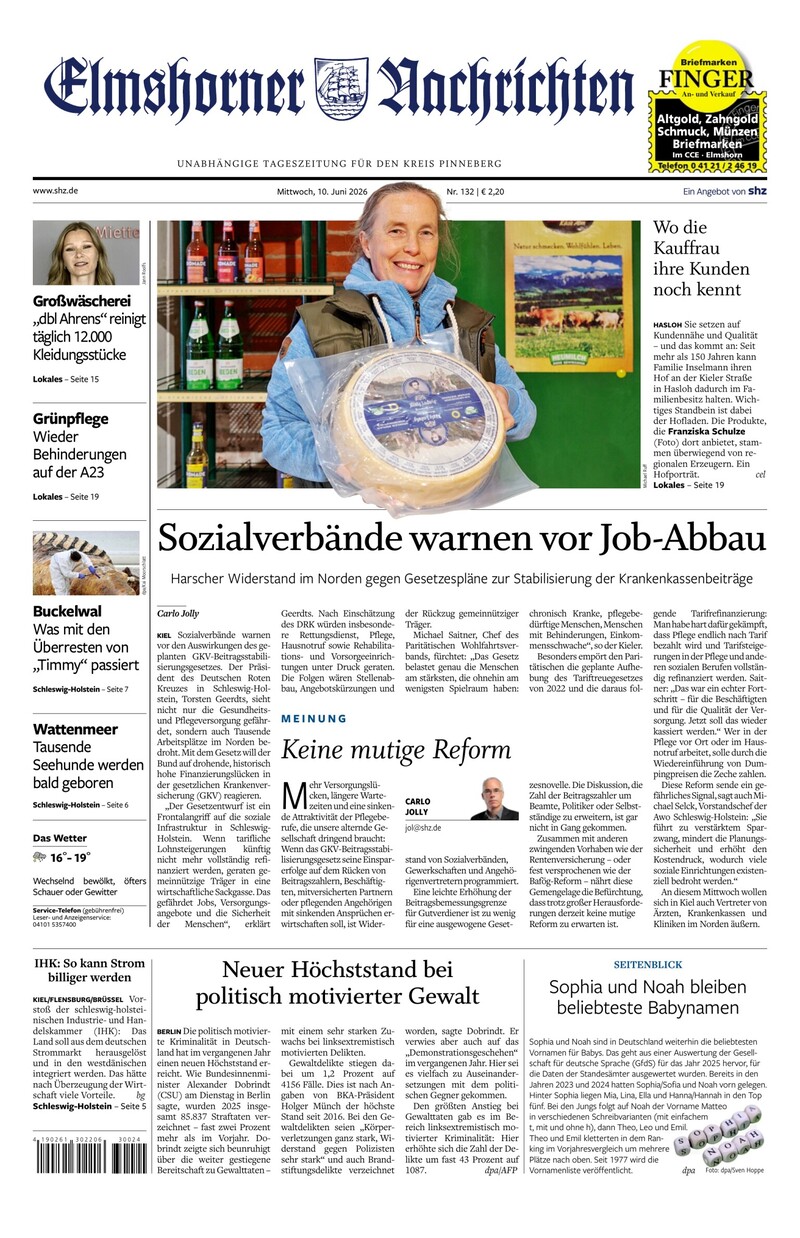 Elmshorner Nachrichten - 10.06.2026