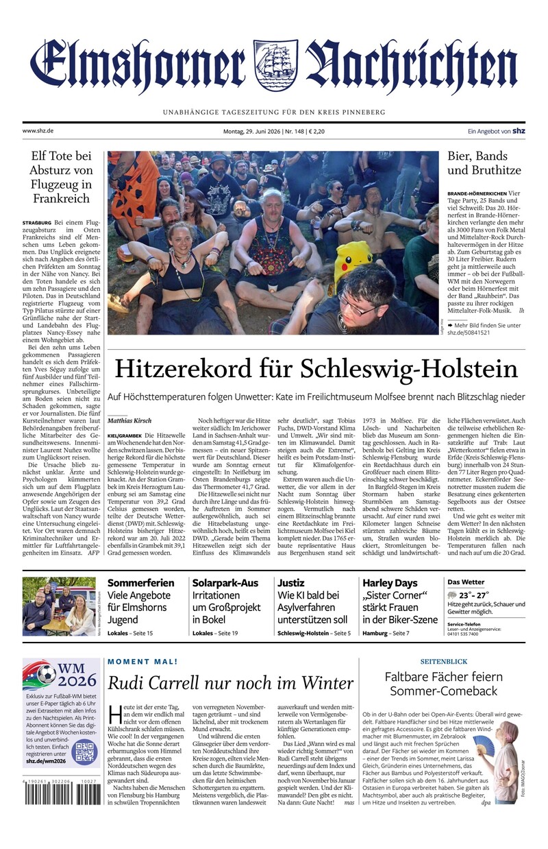Elmshorner Nachrichten - 29.06.2026