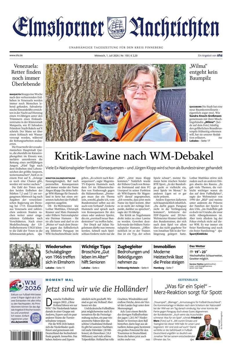 Elmshorner Nachrichten - 01.07.2026