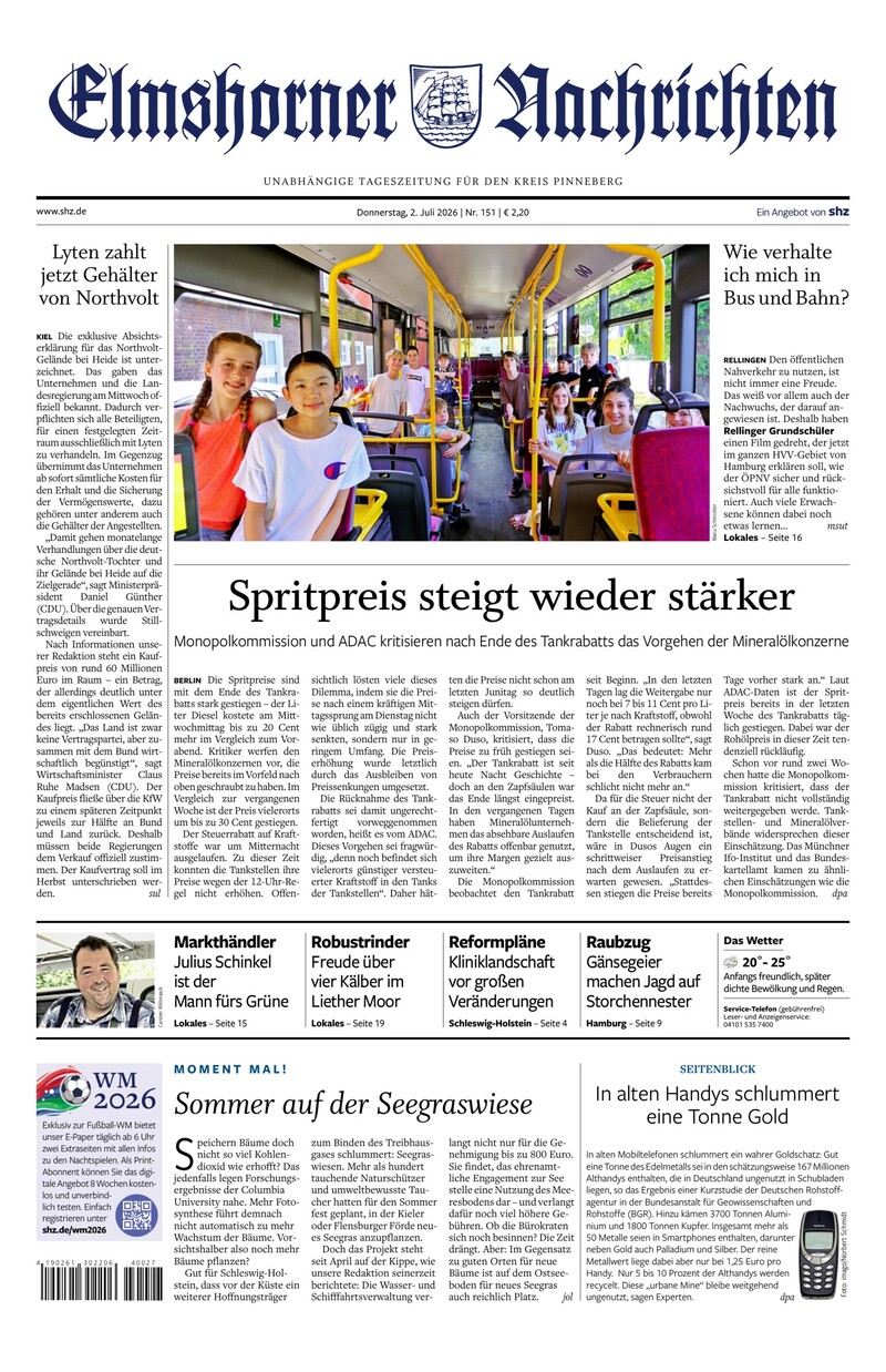 Elmshorner Nachrichten - 02.07.2026