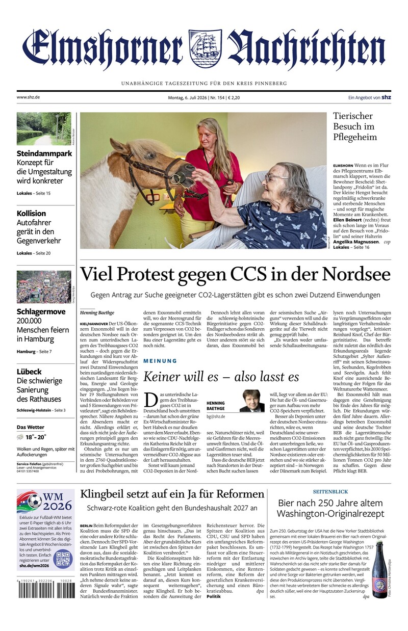 Elmshorner Nachrichten - 06.07.2026