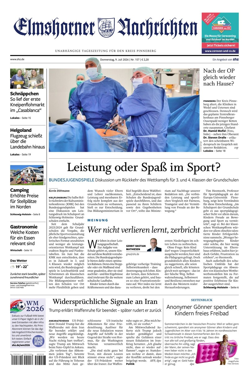 Elmshorner Nachrichten - 09.07.2026