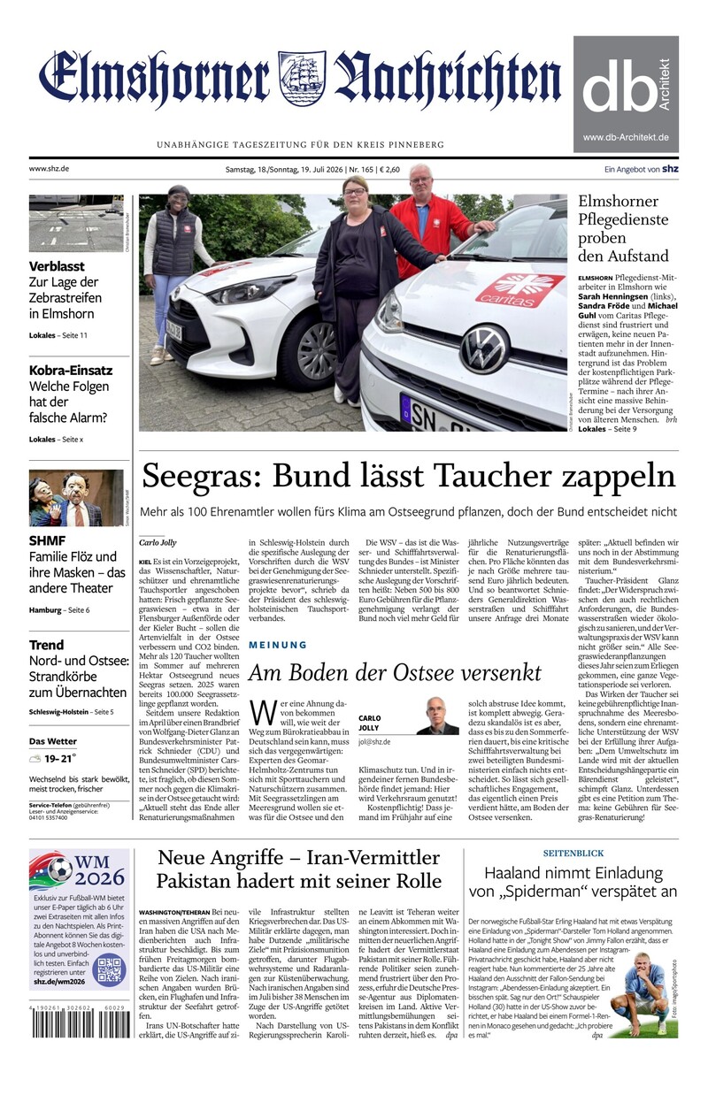 Elmshorner Nachrichten - 18.07.2026