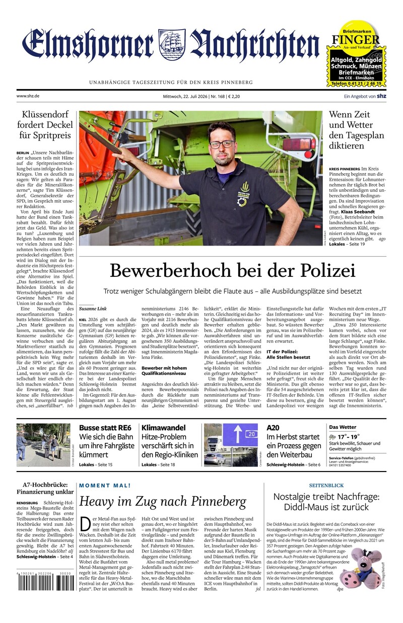 Elmshorner Nachrichten - 22.07.2026