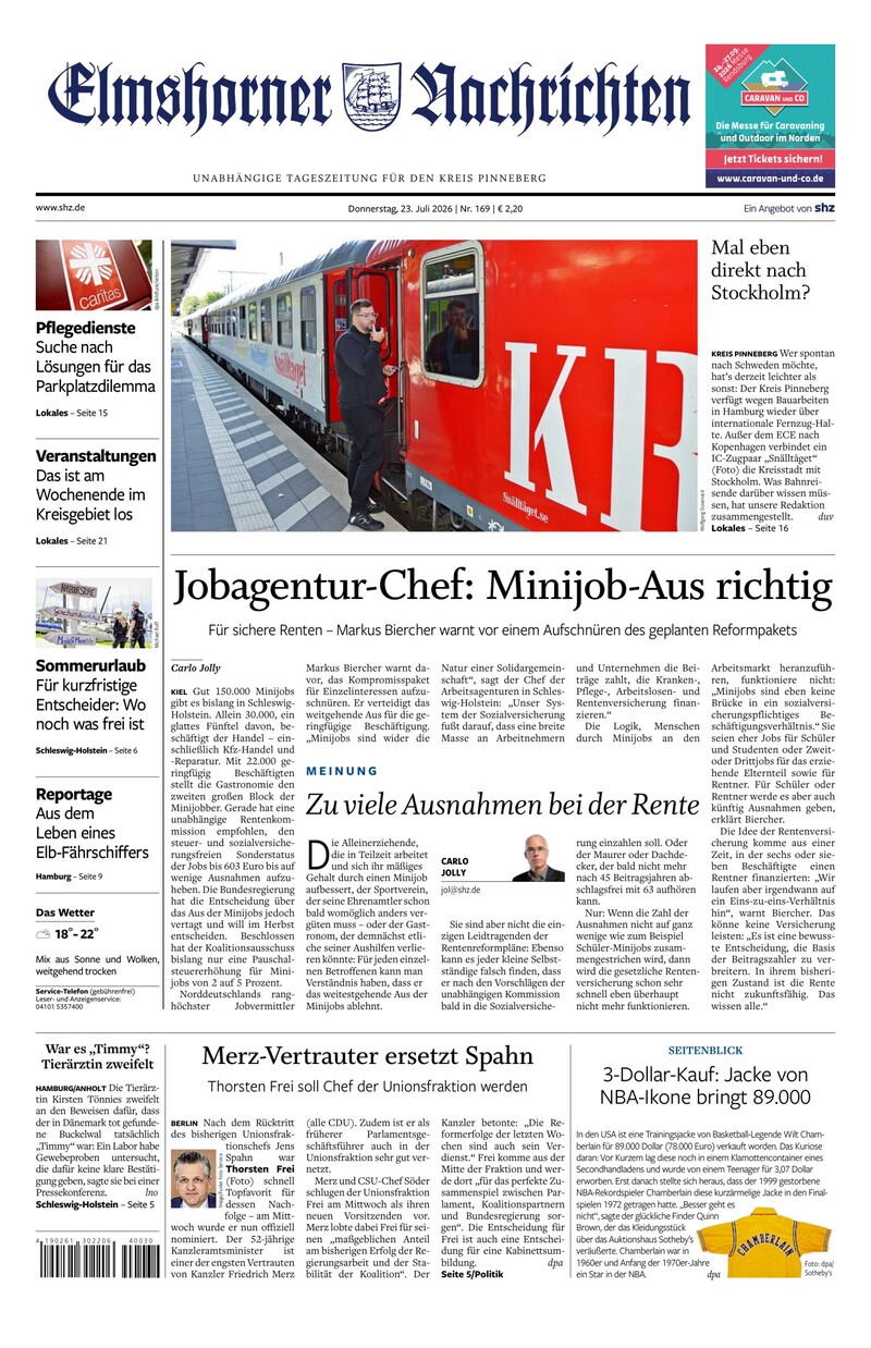 Elmshorner Nachrichten - 23.07.2026