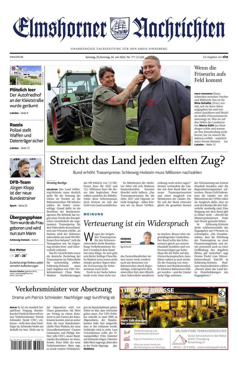 Elmshorner Nachrichten - 25.07.2026