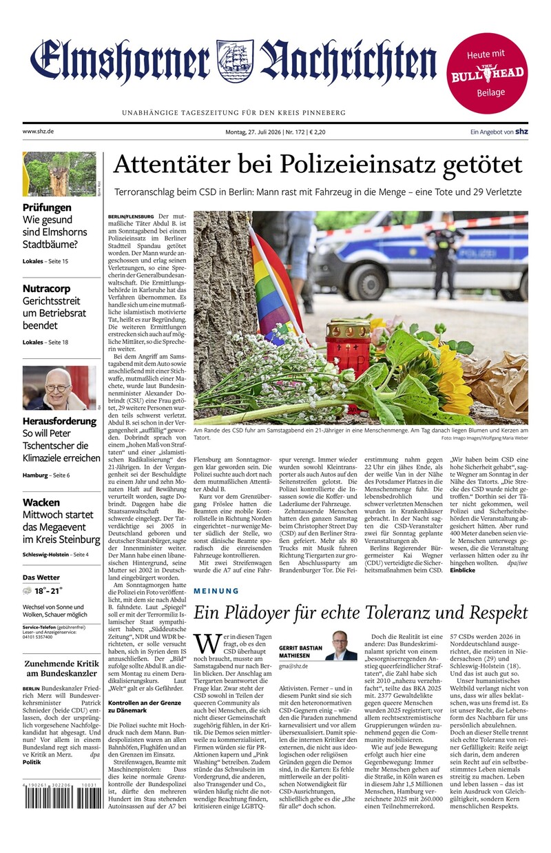 Elmshorner Nachrichten - 27.07.2026